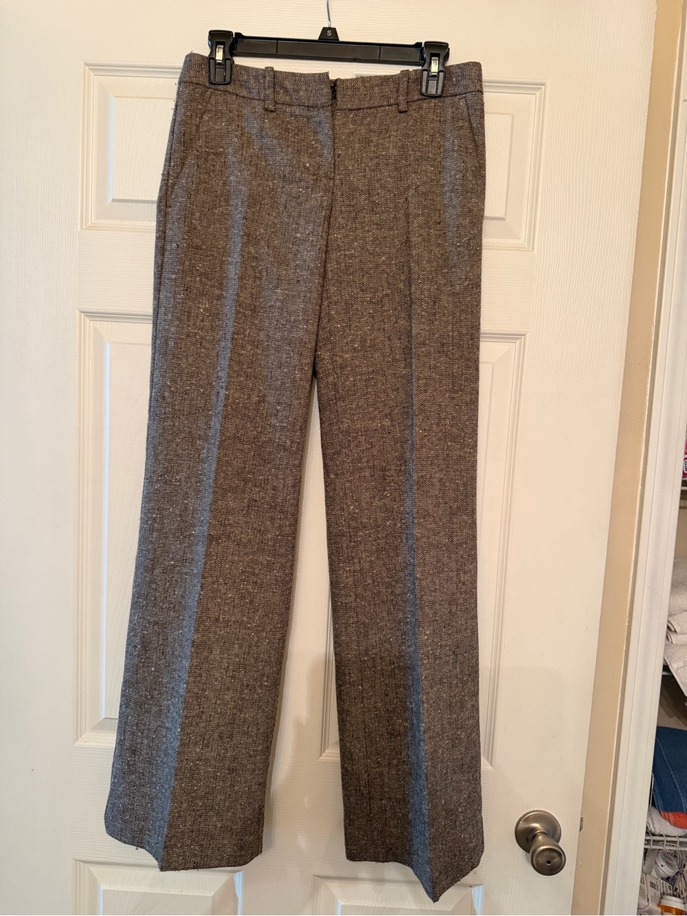 The Limited Cassidy Fit Brown Tweed Wool Blend Trousers